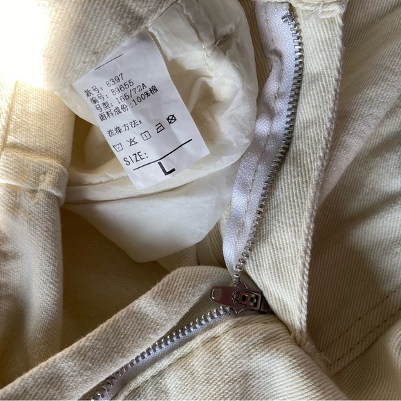 Lightweight Cream Colored Pants - Picture 4 of 4